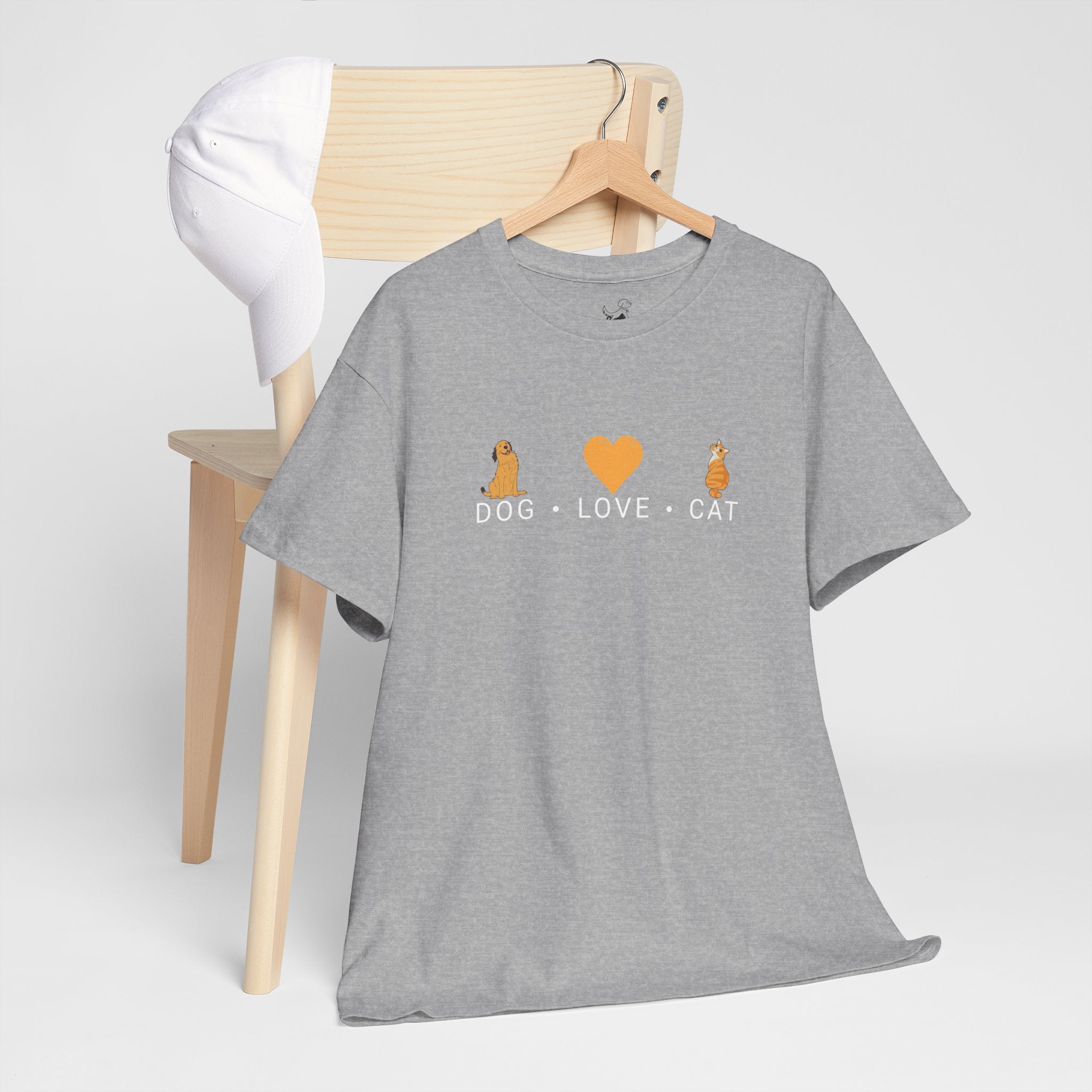 Dog Love Cat - Pet Lover T-Shirt