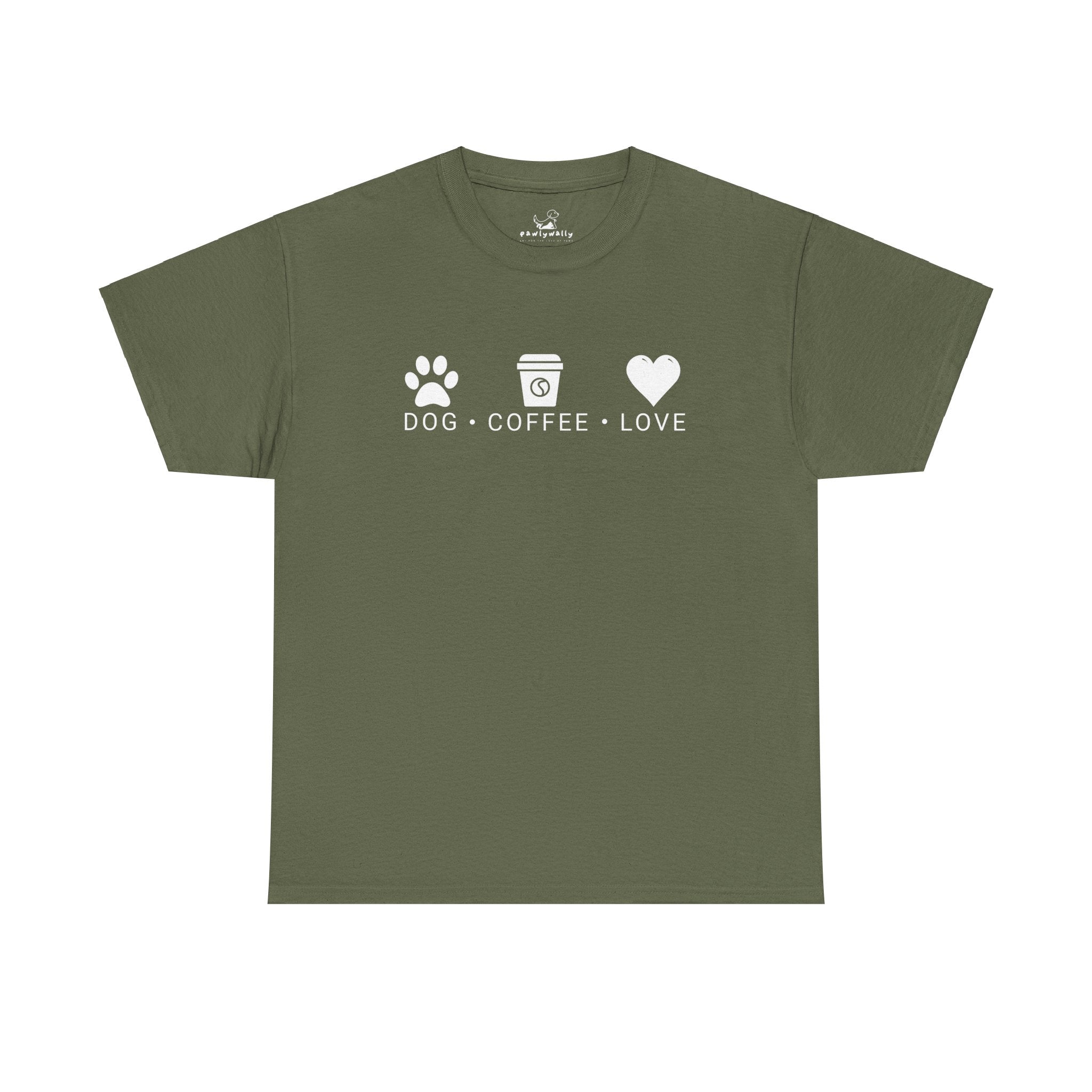 Dog Coffee Love - Dog Lover T-Shirt