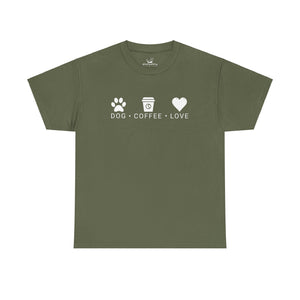 Dog Coffee Love - Dog Lover T-Shirt