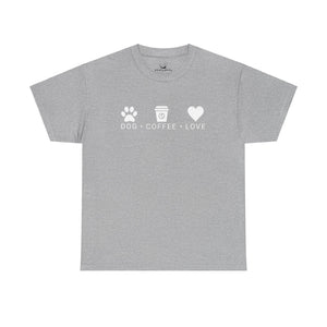 Dog Coffee Love - Dog Lover T-Shirt